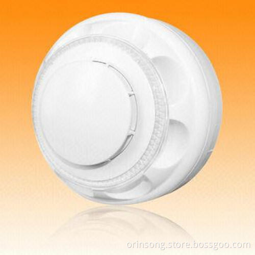 Combined Smoke and Heat Detector, Current/Relay Network, DC 10-35V